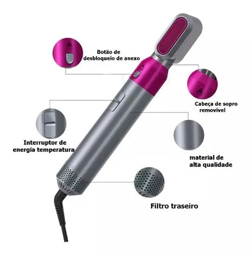 Cepillo Secador De Pelo 5 En 1 Para Pein